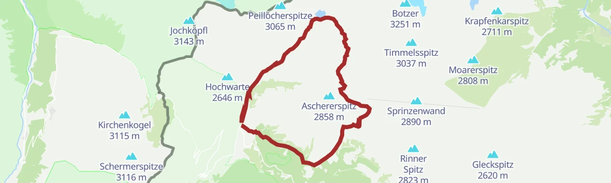 Route map: Escursione a Monteneve